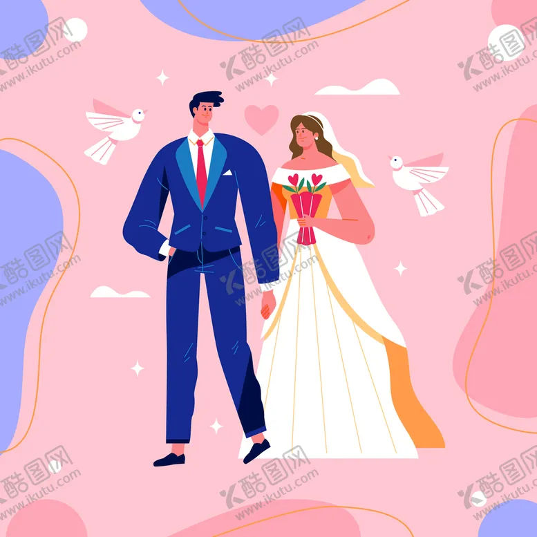 编号：76041509291431440846【酷图网】源文件下载-结婚 
