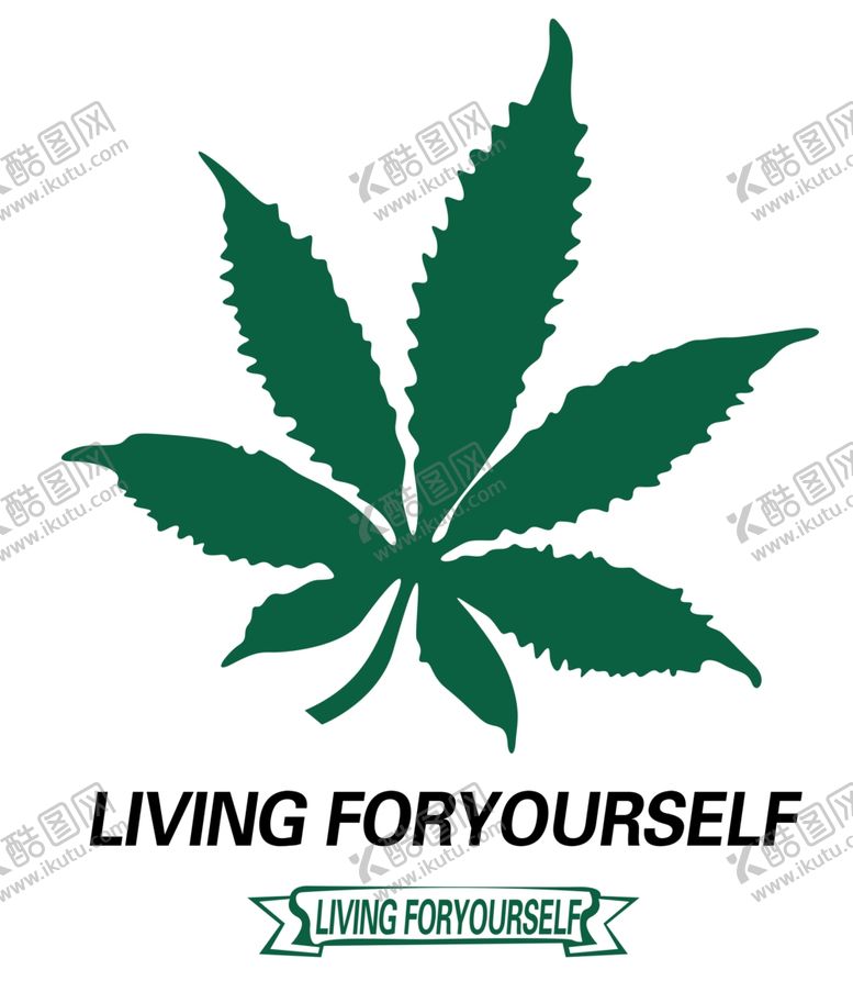 编号：56440609282235072856【酷图网】源文件下载-树叶卡通漫画7叶棕榈