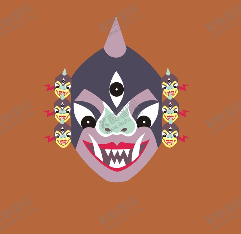 编号：83059110161336246777【酷图网】源文件下载-中国风少数民族装饰画合层