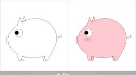 小猪简笔画