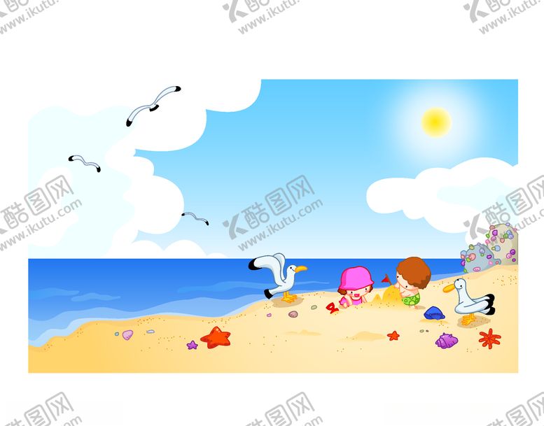 编号：35136810311202288746【酷图网】源文件下载-矢量海边