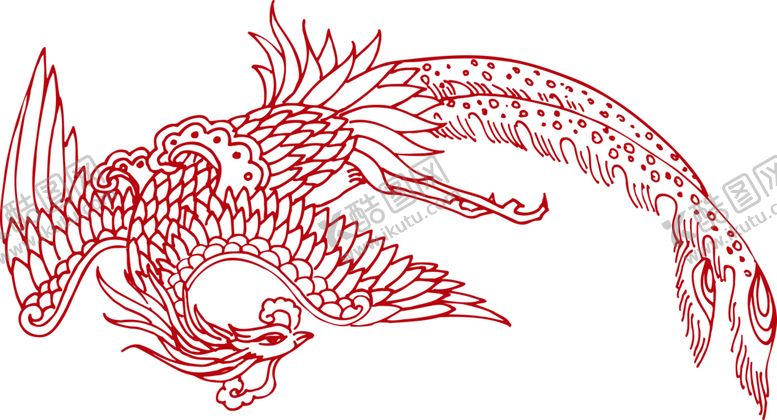 编号：60564102042259233510【酷图网】源文件下载-传统凤纹