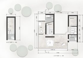 二层别墅平面图