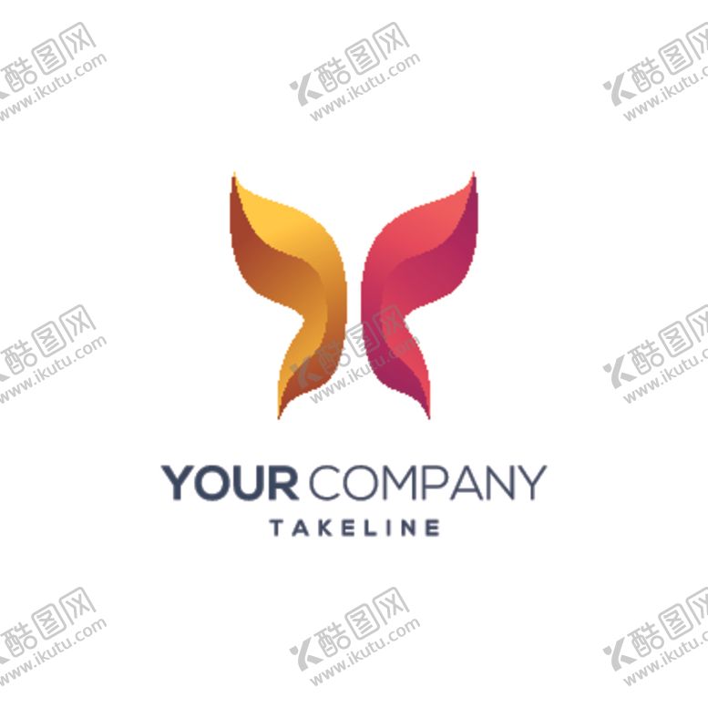 编号：10452509091326024556【酷图网】源文件下载-蝴蝶logo