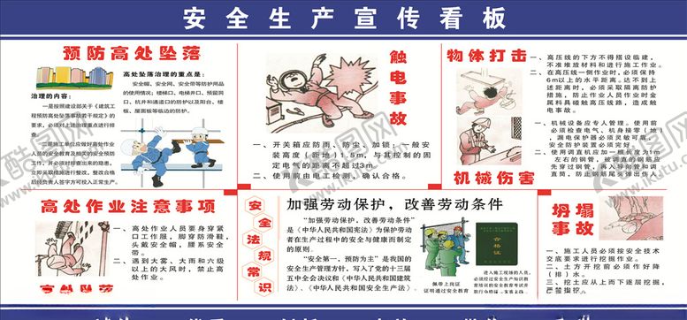 编号：30569707051920192268【酷图网】源文件下载-安全生产宣传看板