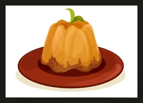 手绘蛋糕甜点