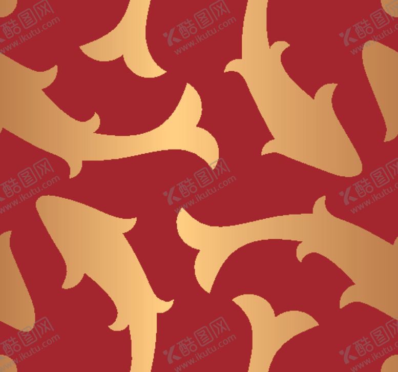 编号：96940205070912527729【酷图网】源文件下载-奢华风格的金色东方无缝图案