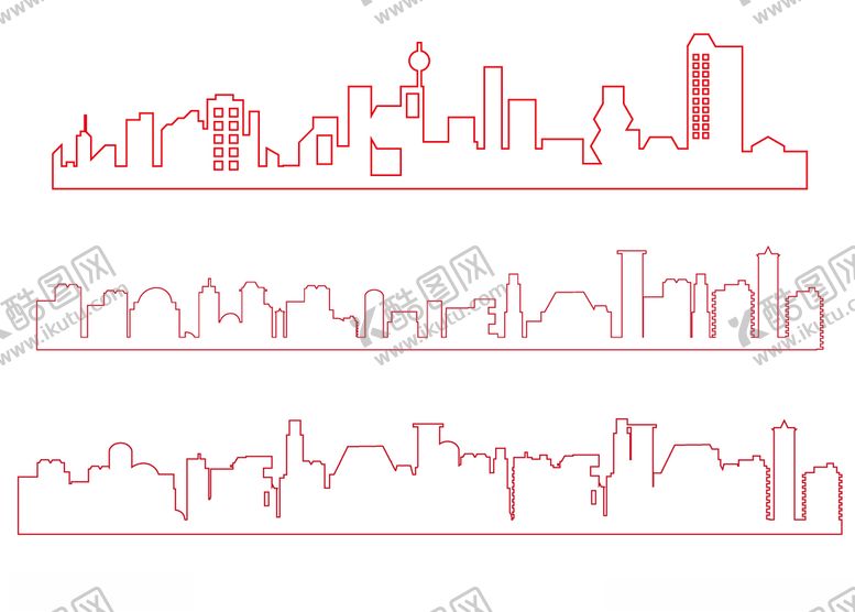 编号：35707109241206478333【酷图网】源文件下载-城市剪影