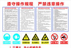 遵守操作规程严禁违章作业
