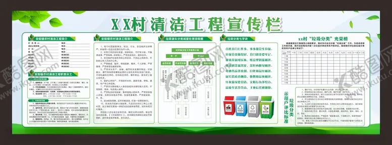 编号：85758203252117268757【酷图网】源文件下载-垃圾分类宣传栏