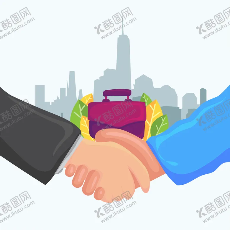 编号：01529610040706540156【酷图网】源文件下载-握手