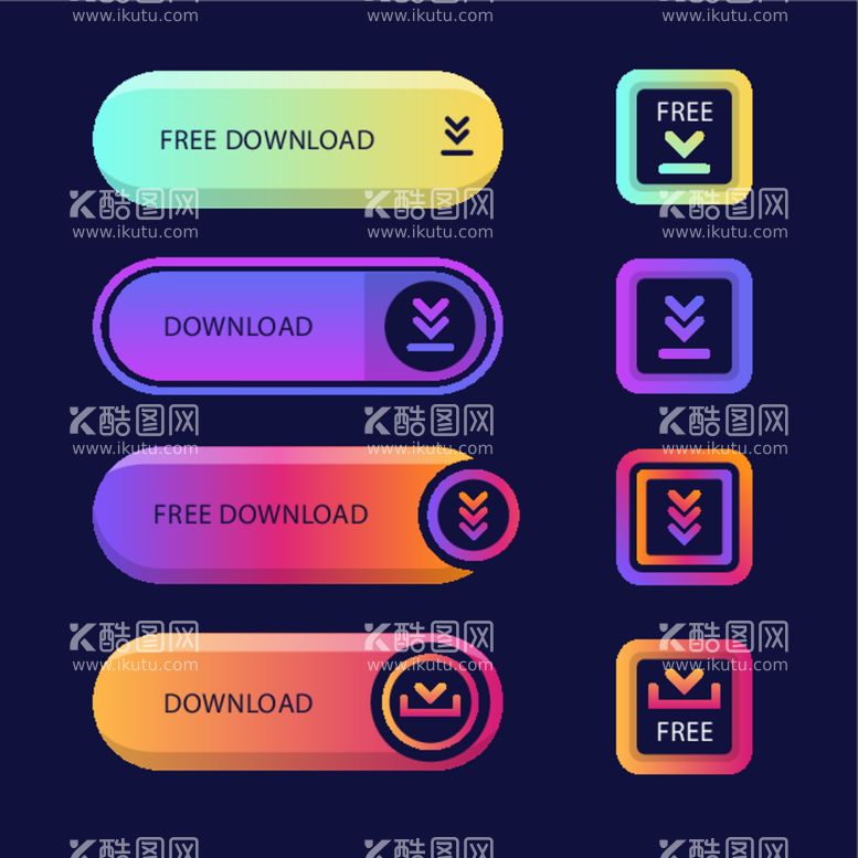 编号：55340112190128535151【酷图网】源文件下载-下载按钮