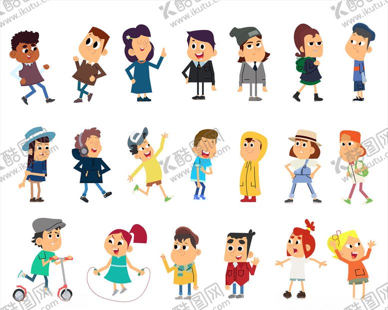编号：20777810150317472720【酷图网】源文件下载-卡通人物