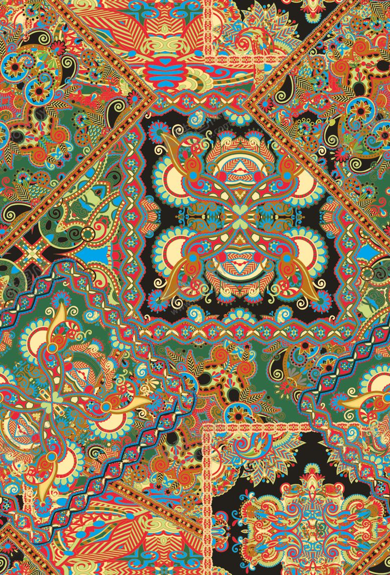 编号：62160809182159479792【酷图网】源文件下载-复古花型