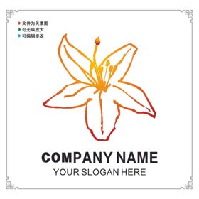 花朵图标Logo图片