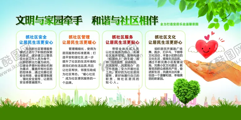 编号：15035306301345239265【酷图网】源文件下载-社区展板