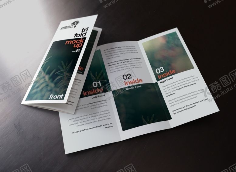 编号：54932809201504115915【酷图网】源文件下载-三折页样机