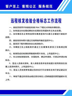 编号：81302609292335049463【酷图网】源文件下载-远程核发检验合格标志工作流程