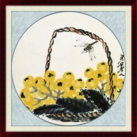 相框齐白石画