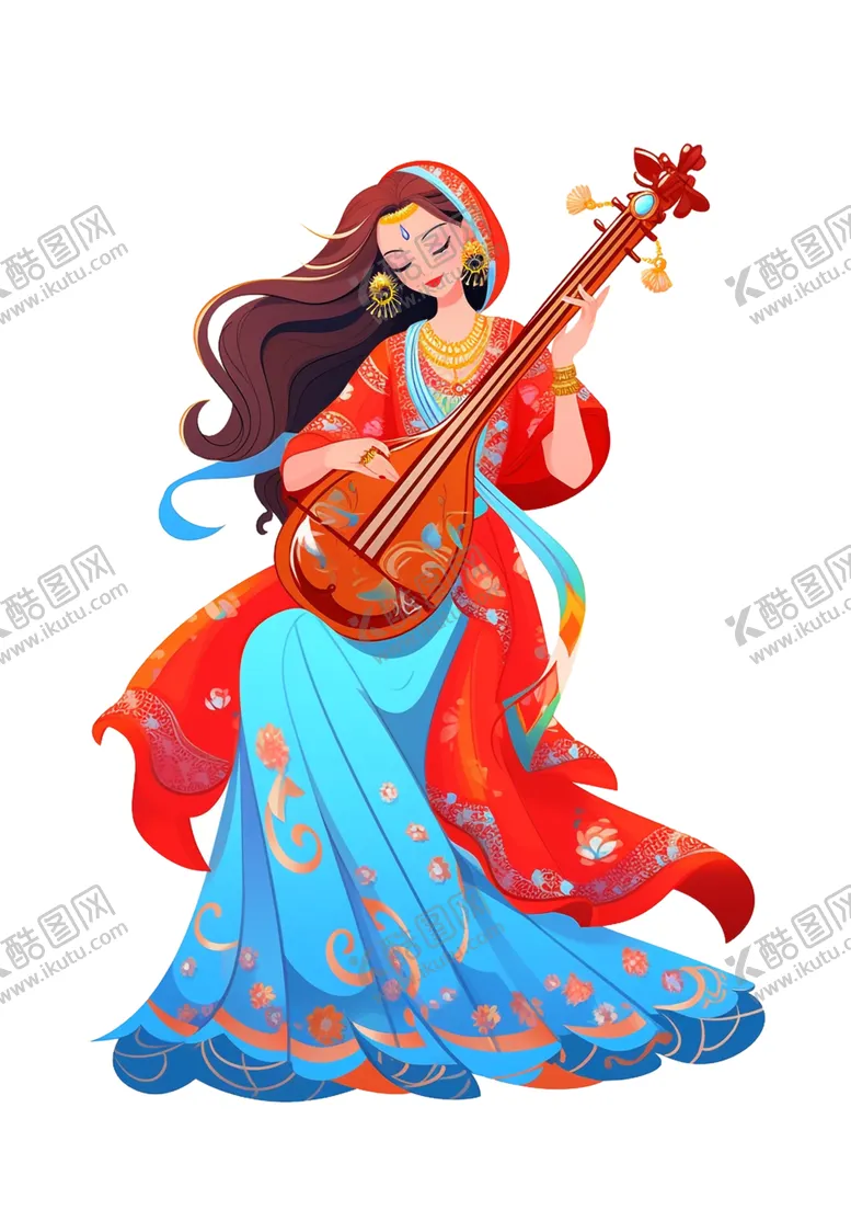 编号：12245412181444467546【酷图网】源文件下载-西域美女