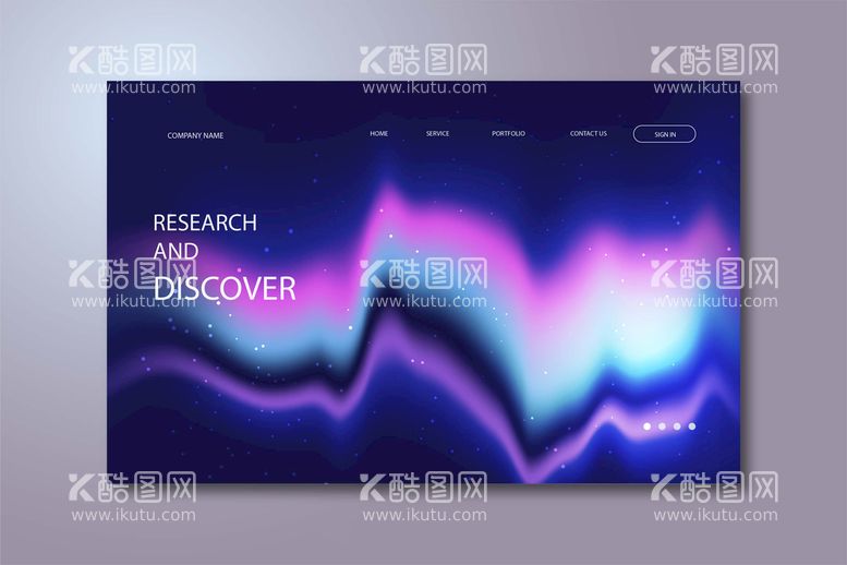 编号：51238409300954063185【酷图网】源文件下载-科技渐变风kv视觉背景