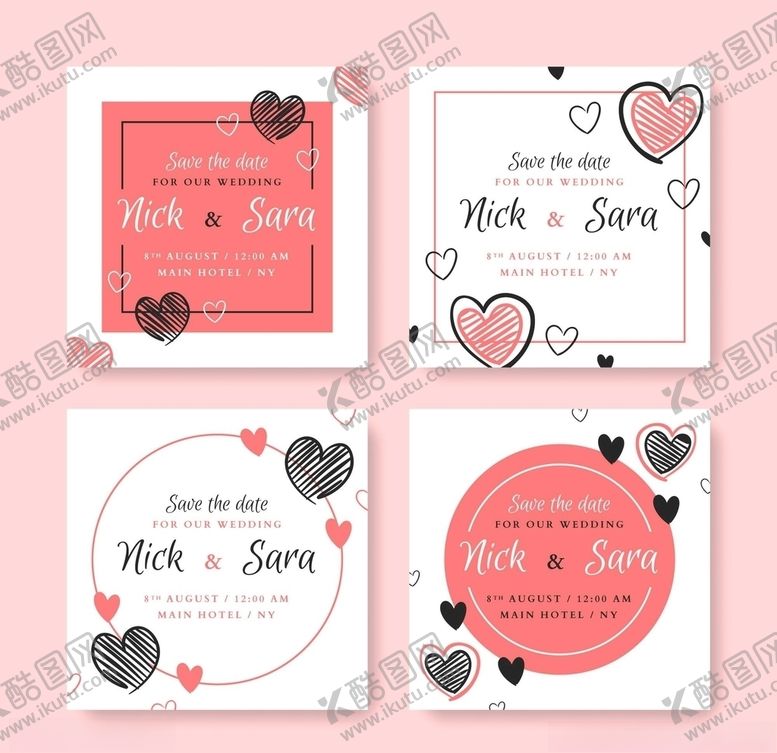 编号：17293509200230273851【酷图网】源文件下载-婚礼结婚请柬邀请函