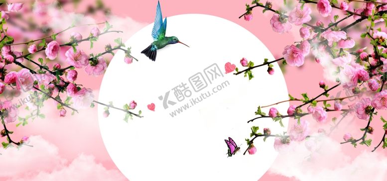 编号：51975210130455071145【酷图网】源文件下载-春天海报背景