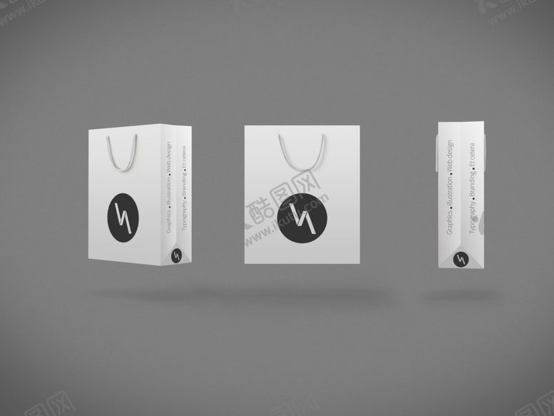 编号：18500510151734435450【酷图网】源文件下载-纸袋购物袋手提袋效果图样机