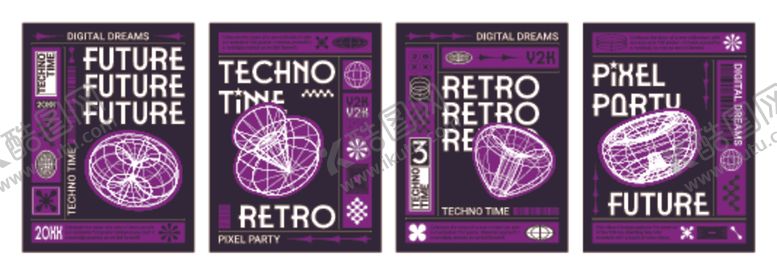 编号：32658604021916467018【酷图网】源文件下载-紫色星球海报设计模板