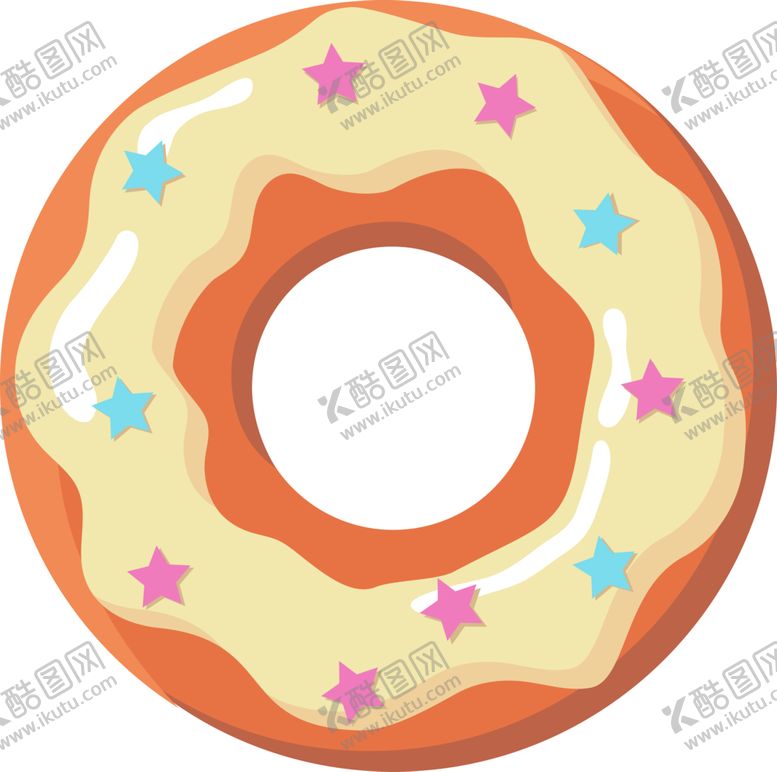 编号：98948602082028023037【酷图网】源文件下载-卡通甜甜圈