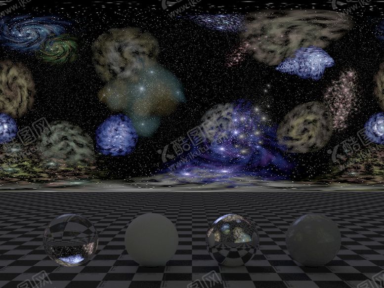 编号：99505911061454593845【酷图网】源文件下载-HDR贴图C4D宇宙星空背景