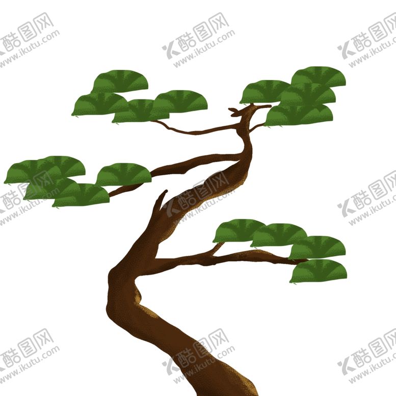 编号：74012102190507184806【酷图网】源文件下载-树叶树枝树干元素素材