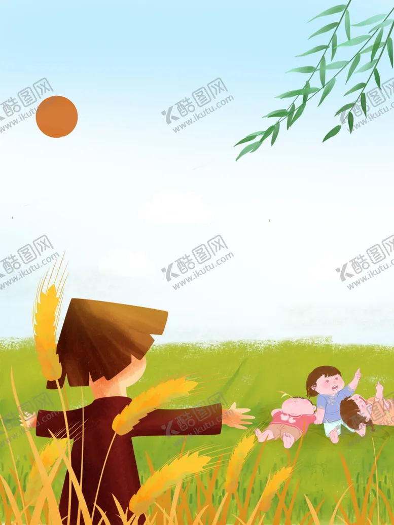 编号：96786907021352366322【酷图网】源文件下载-卡通小孩们