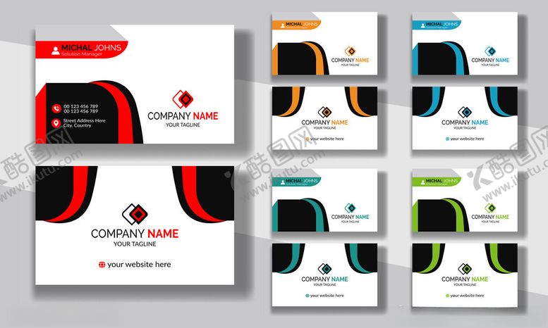 编号：14758910210333176408【酷图网】源文件下载-商务名片设计