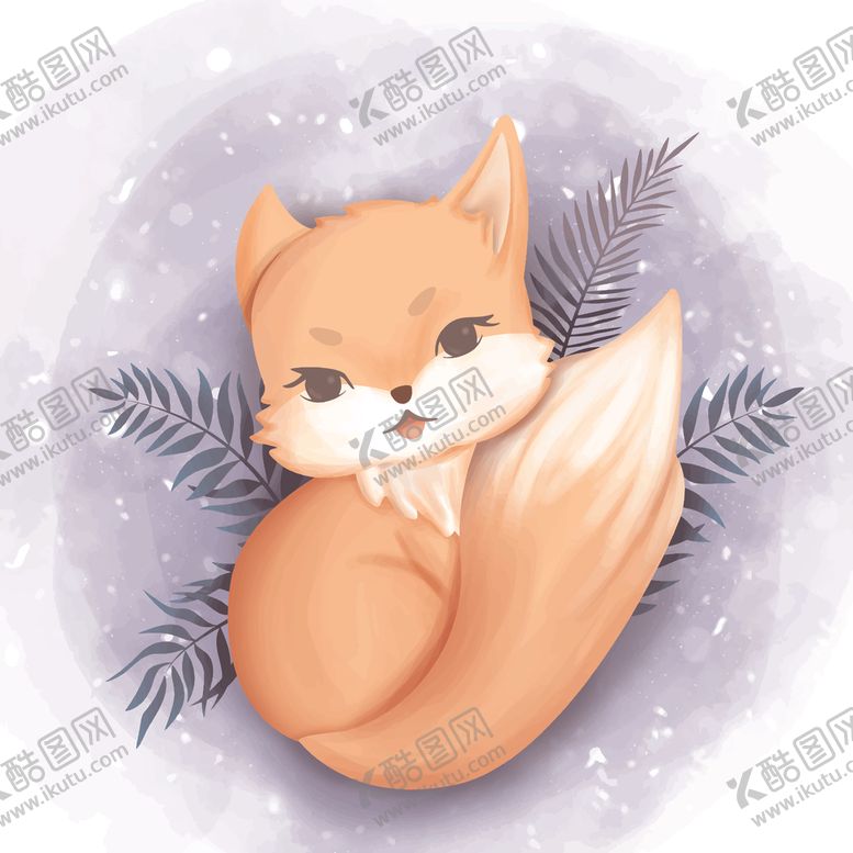 编号：72980210300550528033【酷图网】源文件下载-水彩动物