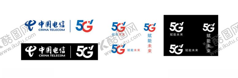 编号：26852302200125541161【酷图网】源文件下载-电信5g新logo