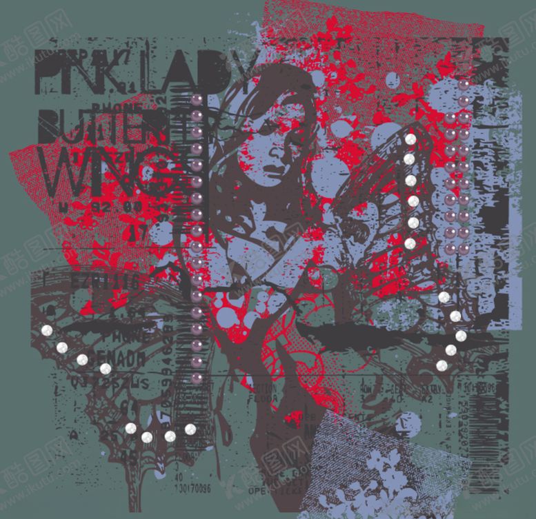 编号：31929710141450368297【酷图网】源文件下载-蝴蝶女孩儿