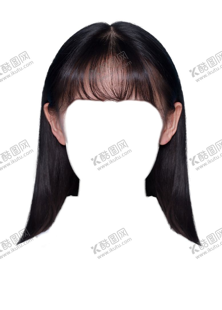 编号：68321010111359354970【酷图网】源文件下载-女士头发模板