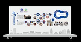 医院形象文化墙企业展板医疗建筑背景板