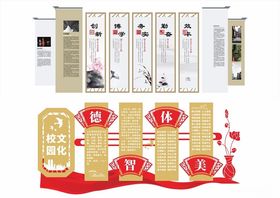形象墙模板校园文化墙