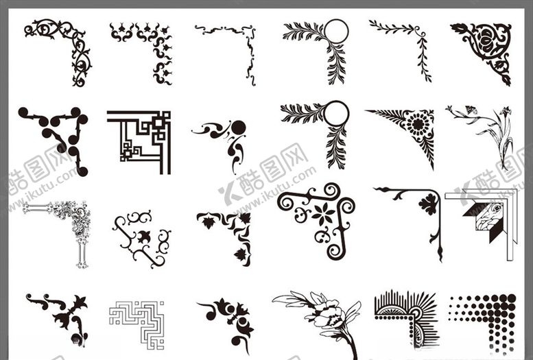 编号：87839709121140463013【酷图网】源文件下载-角花边框花边