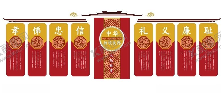 编号：27971502110923515457【酷图网】源文件下载-社区文化墙