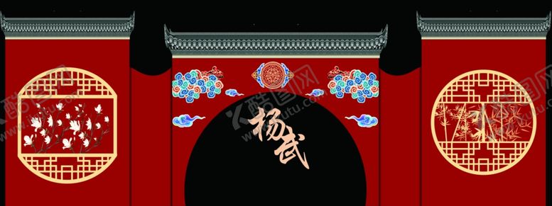 编号：79448312090111383449【酷图网】源文件下载-中式婚礼