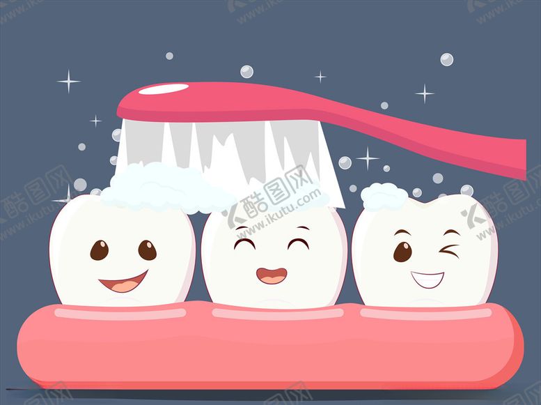 编号：56415910082103024518【酷图网】源文件下载-卡通牙齿