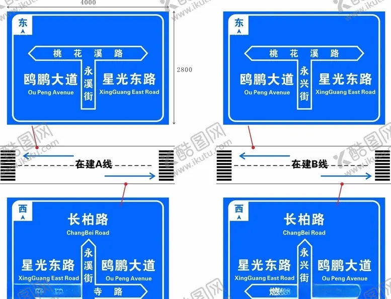 编号：74617405121755541845【酷图网】源文件下载-交通导视牌