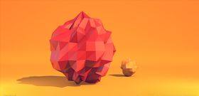 C4D模型多面体球体模型几何