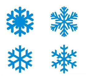 各种矢量雪花