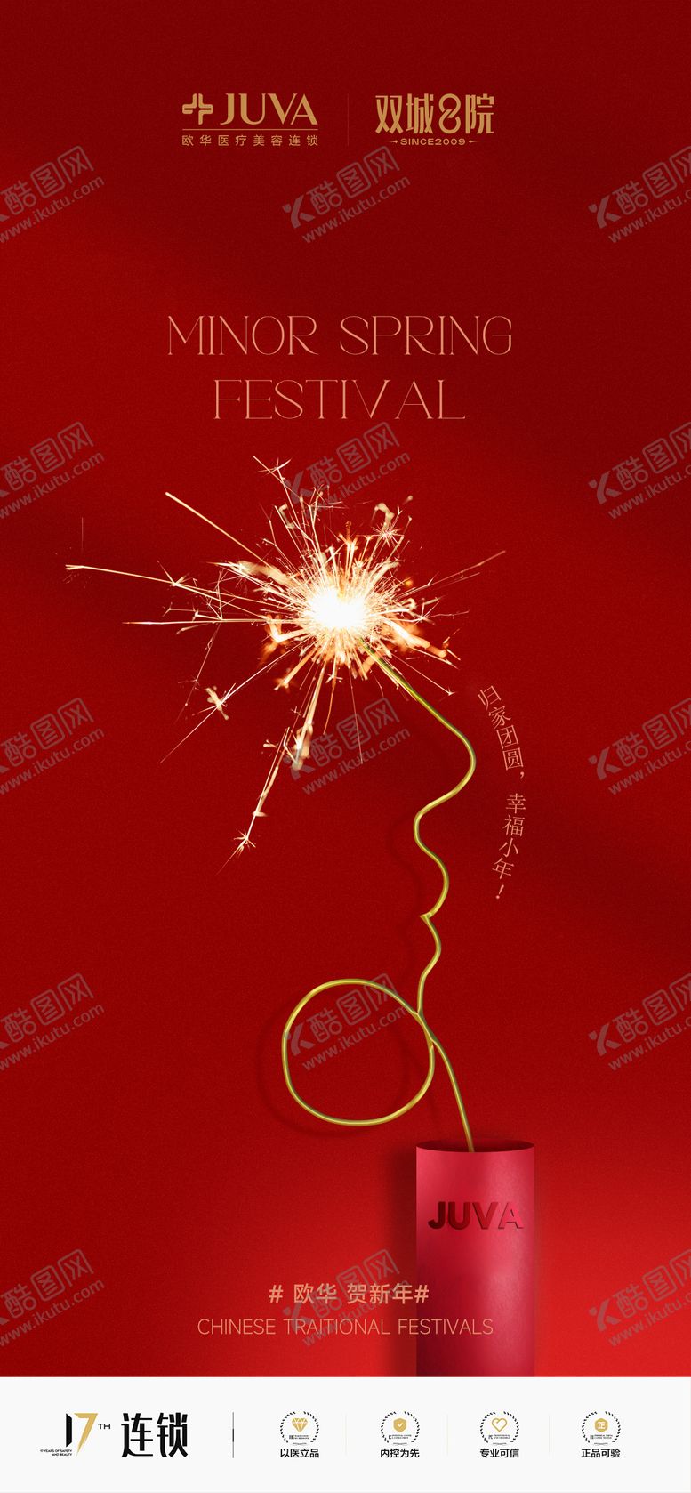 编号：19596001120215268782【酷图网】源文件下载-医美小年海报许愿蜡烛