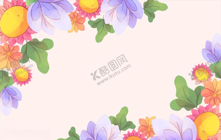 编号：64507407121349442407【酷图网】源文件下载-花圈多彩背景