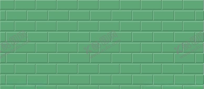 编号：10372509210633422088【酷图网】源文件下载-绿色砖纹贴图